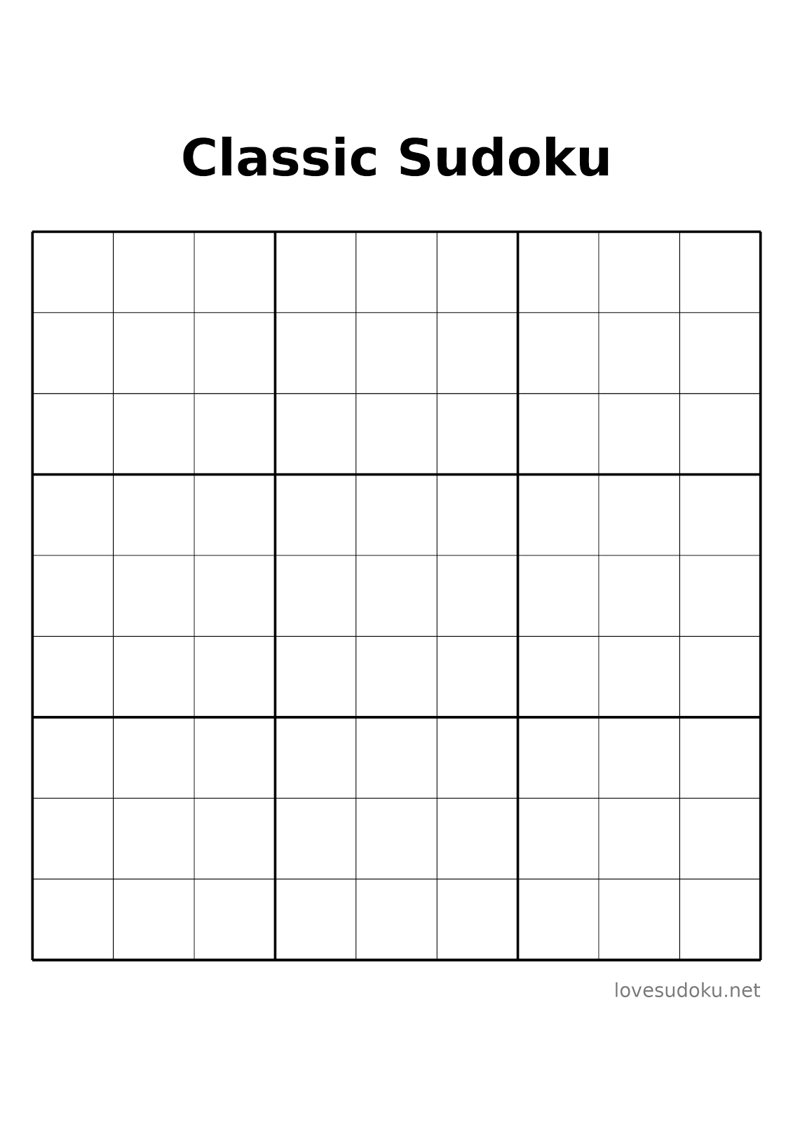 free printable sudoku medium